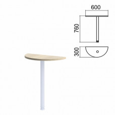 Стол приставной полукруг 