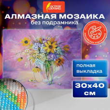 Картина стразами (алмазная мозаика) 30х40 см, ОСТРОВ СОКРОВИЩ 