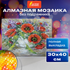 Картина стразами (алмазная мозаика) 30х40 см, ОСТРОВ СОКРОВИЩ 