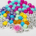 Набор для создания бижутерии и украшений BEADS SET ЕДИНОРОГИ, 164 элемента, BRAUBERG KIDS, 664699