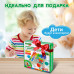 Сортер-мозаика развивающий, 5 в 1, по методу Монтессори, шарики, цифры, пирамидка, BRAUBERG KIDS, 665248