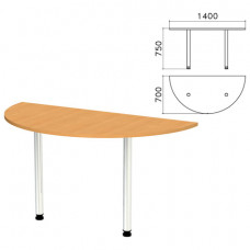 Стол приставной полукруг 