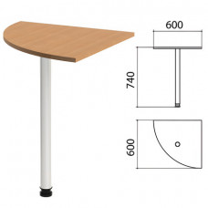 Стол приставной угловой 