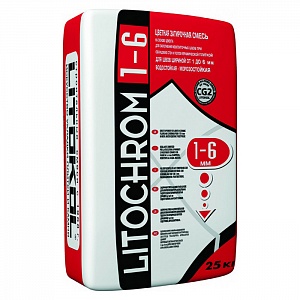 Затирка Litochrom 1-6 C.00 белая 25 кг.